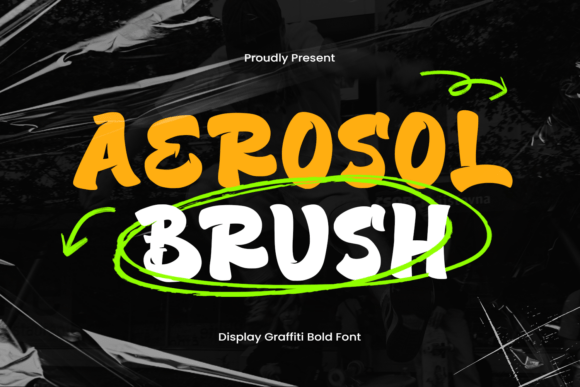 Aerosol Brush: A Display Font for Bold Editorial Identity