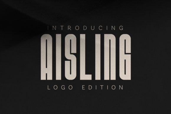 Aisling Logo Edition: A Bold Display Typeface for Editorial Impact