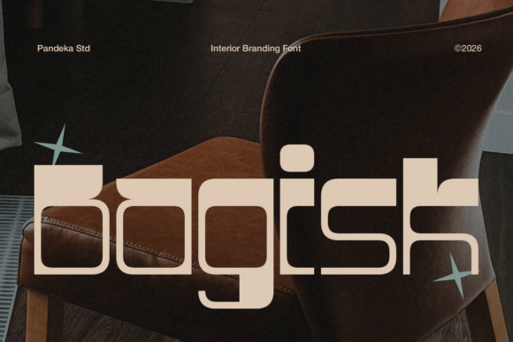Bagisk: A Retro-Futuristic Display Font for Handmade Brands