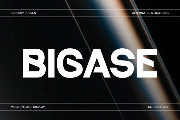 Bigase: A Confident Sans Serif Display Font for Bold Branding