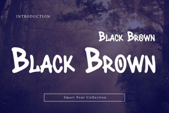 Black Brown: A Handwritten Display Font That Cuts Through the Feed