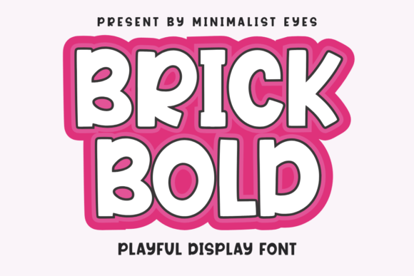 Brick Bold: A Playful Display Font for Handmade Labels & Printables