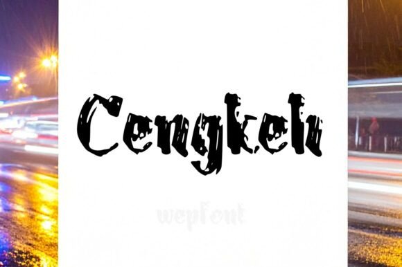 Cengkeh: A Confident Display Font for Urban Brand Identities