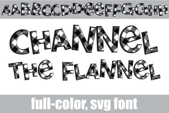 Channel the Flannel: A Warm, Rustic Display Font for Digital Brands