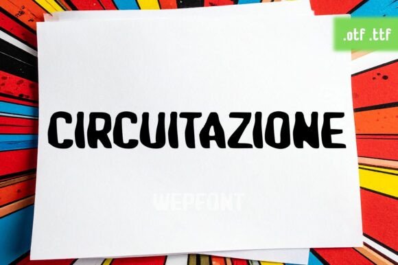 Circuitazione: A Display Font That Makes Your Headlines Pop