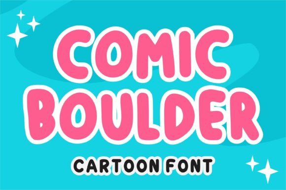 Comic Boulder: A Playful Display Font for Digital Brands