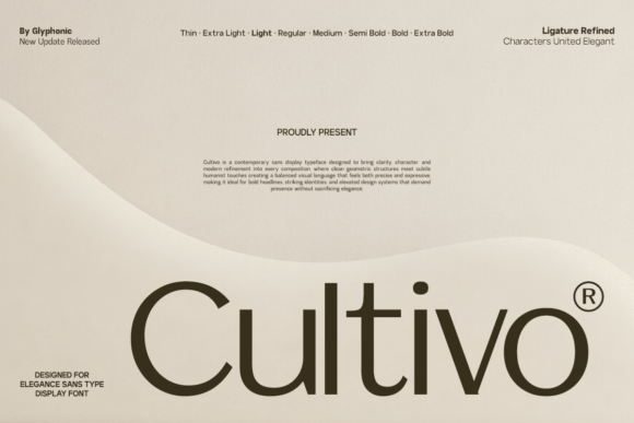 Cultivo: A Sans Serif Display Font That Makes Your Campaigns Instantly Clear