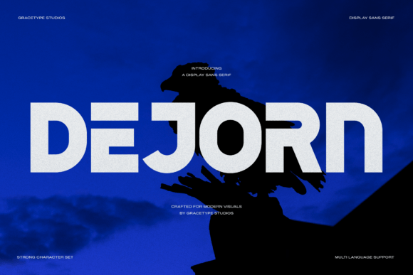Dejorn: A Bold, Textured Sans Serif for Handmade Brands