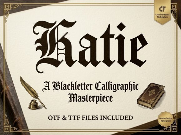 Katie: A Decorative Font That Earns Its Space