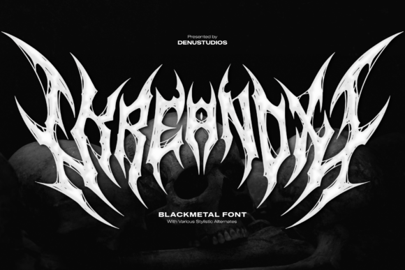 Kreanox: A Blackletter Display Typeface for Editorial Impact