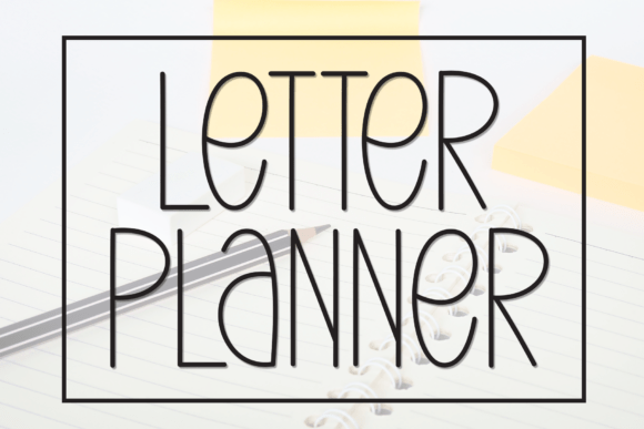Letter Planner: A Clean Handwritten Display Font for Campaign Clarity