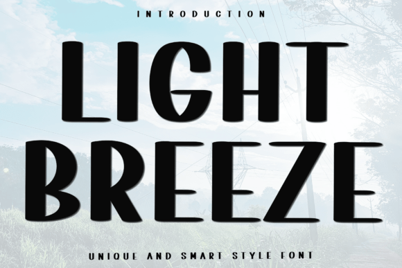 Light Breeze: A Bold Display Font That Anchors Your Handmade Brand