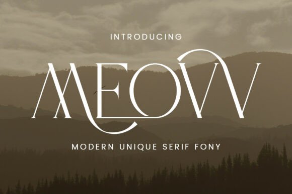 Meovv: A Serif That Speaks With Quiet Authority