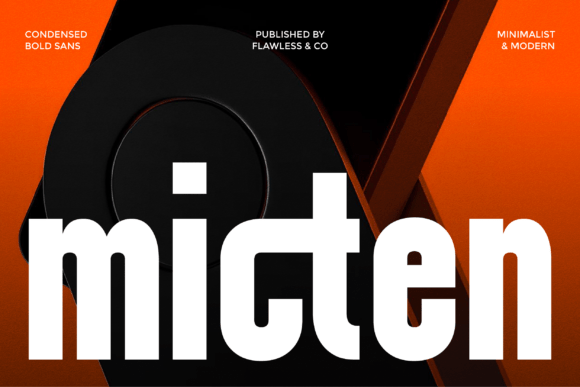 Micten: A Bold, Condensed Sans Serif for Editorial Impact