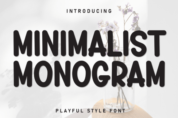 Minimalist Monogram Font for Modern Web Design