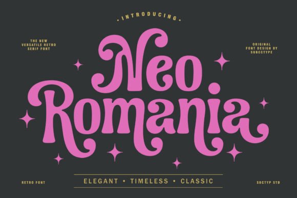 Neo Romania: A Serif Font for Editorial Elegance