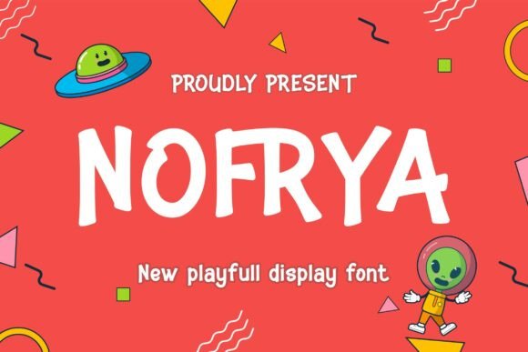 Nofrya: A Playful Display Font That Stands Out in Fast-Scrolling Feeds