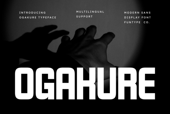 Ogakure: A Bold, Modern Sans Serif Font for Brand Clarity
