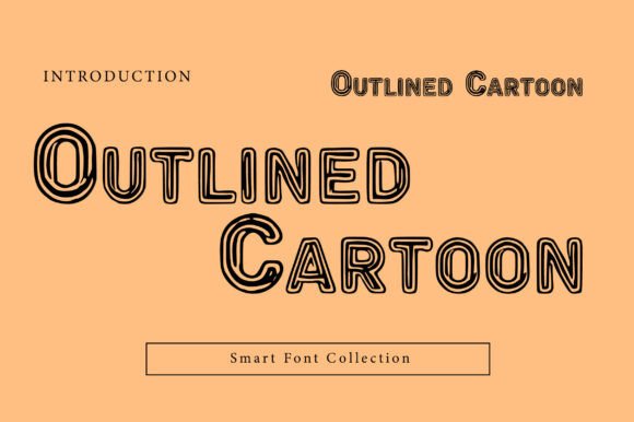 Outlined Cartoon Font for Bold, Friendly Branding