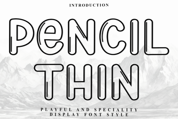 Pencil Thin: A Sleek Display Font for Modern Web Design