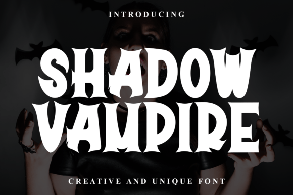 Shadow Vampire: A Bold Display Font for Digital Impact