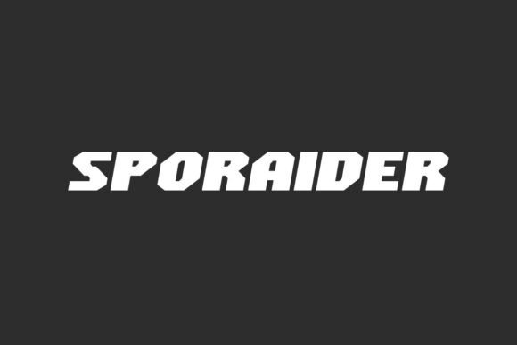 Sporaider Font: Bold Racing Display for Scroll-Stopping Campaigns