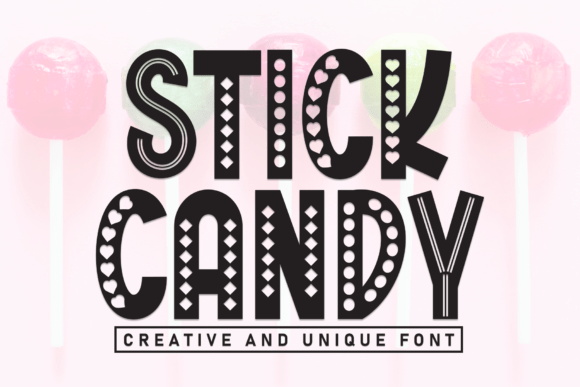 Stick Candy: A Display Font That Stops Scrollers