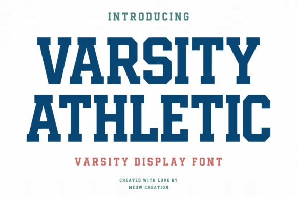 Varsity Athletic: A Slab Serif Font That Commands Attention