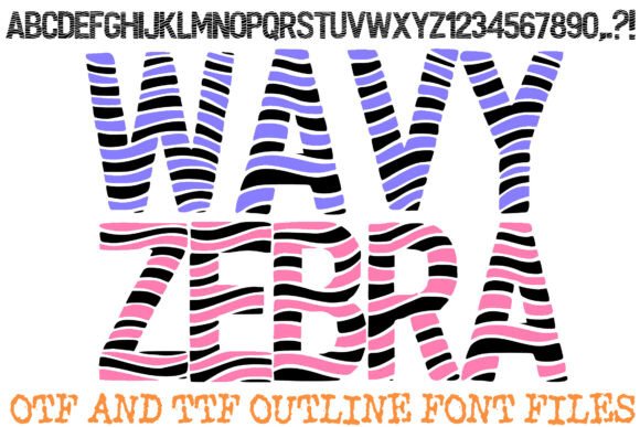 Wavy Zebra: A Hypnotic Display Font for Scroll-Stopping Campaigns
