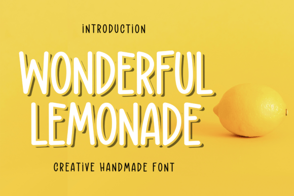 Wonderful Lemonade: A High-Impact Display Font for Marketers